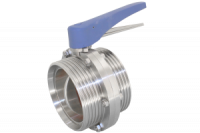 Затвор дисковый резьбовой нержавеющий  AISI304 DN65 (2_1/2"), (CF8), PN10
