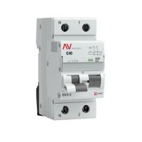 EKF rcbo6-1pn-40C-30-a-av; Дифференциальный автомат DVA-6 1P+N 40А (C) 30мА (A) 6кА AVERES