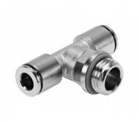 Festo Тройник цанговый  NPQH-T-G14-Q10-P10 (упаковка 10шт)