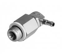 Festo Штуцер с ниппелем угловой  LCNH-1/8-PK-6 (G1/8 наружн., d=6мм, упаковка 10шт)