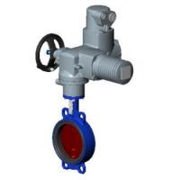 Поворотный дисковый затвор VPI4448-B24EP Ду 150 Ру16 межфл с эл/приводом диск манжета EPDM Tecofi VPI4448-B24EP0150
