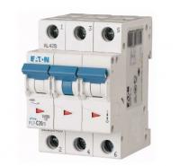 0000165121 EATON Автоматический выключатель 0,16А, кривая отключения С, 3 полюс, откл. способность 10 кА