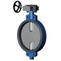 Поворотный дисковый затвор VP4408-08EP Ду 1200 Ру10 межфл с редуктором диск манжета EPDM HT Tecofi VP4408-08EP1200