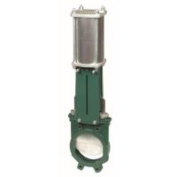 Шиберная односторонняя задвижка чугунная VG3400-03NI Ду 50 Ру10 межфл с пн/приводом 2/сторонн уплотнение: нитрил Tecofi VG3400-03NI0050